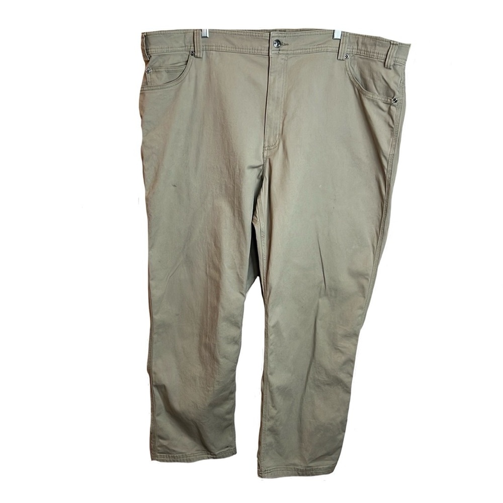 Duluth Trading Co Sz 46x30 Relaxed Fit Tan Chinos Versatile Cotton Blend